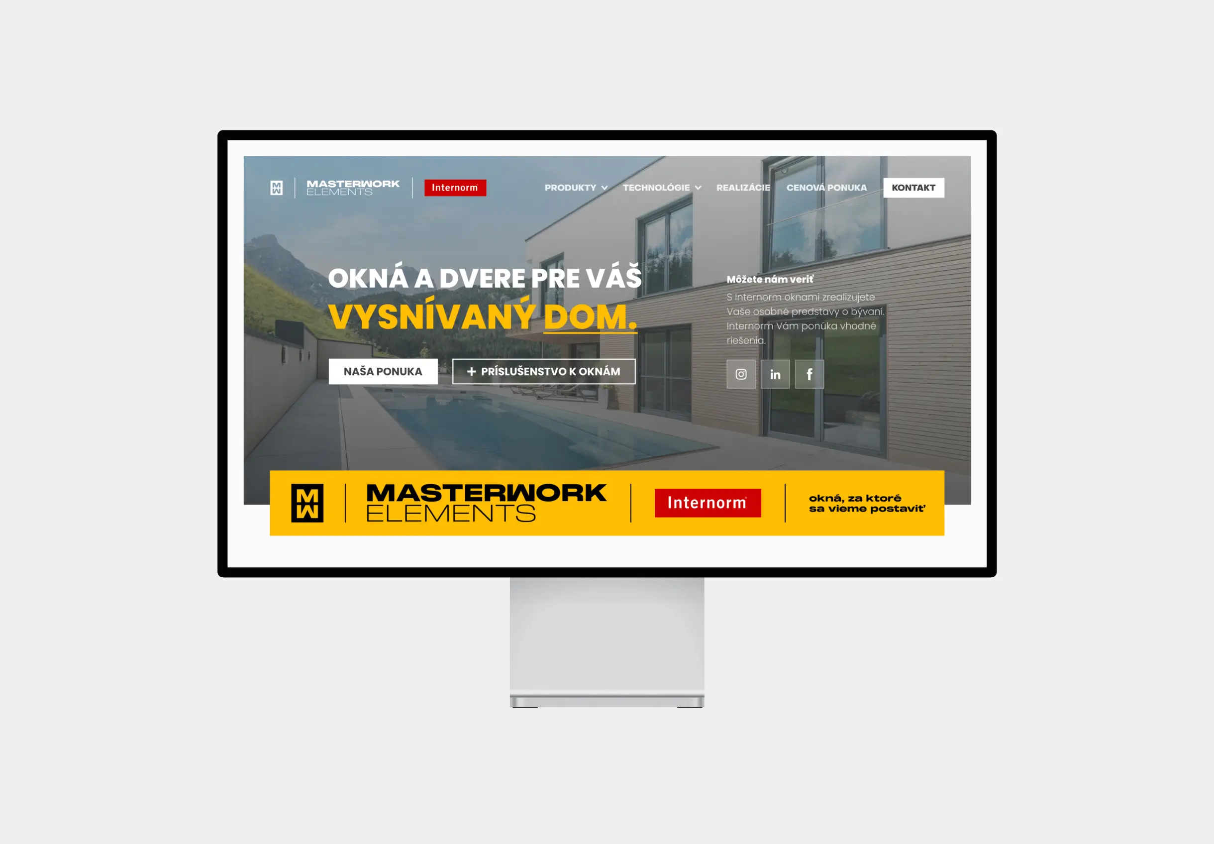 Masterwork website mockup.