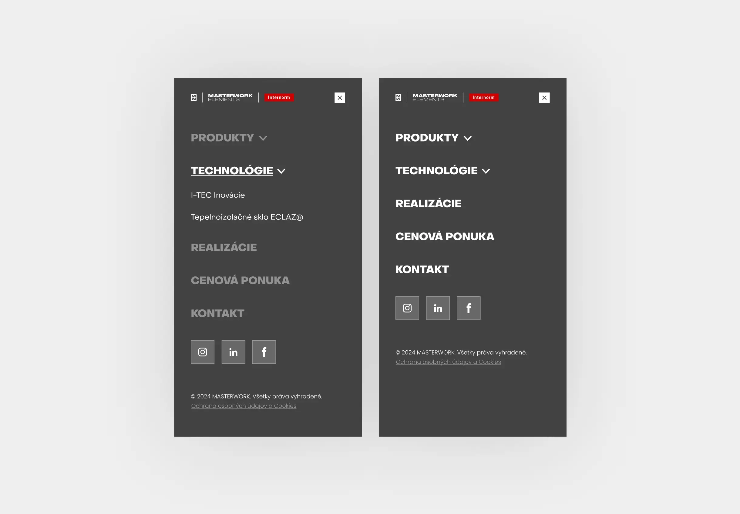 Masterwork mobile website mockup.